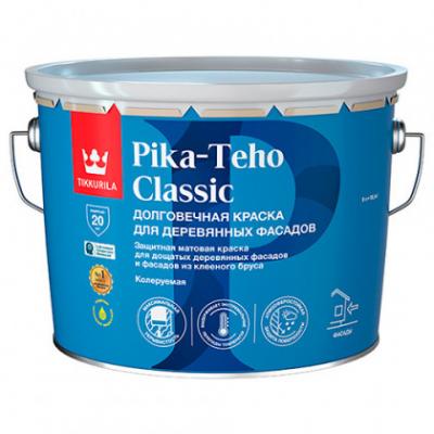 Краска для деревянного фасада матовая Tikkurila Pika-Teho Classic, 9 л.