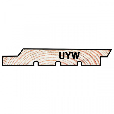 Скандинавская доска UYS  21x172x5000 мм, сорт АВ, хвоя